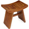 The TORI, Teak Shower Bench, Teak Shower Stool, 18 Inch